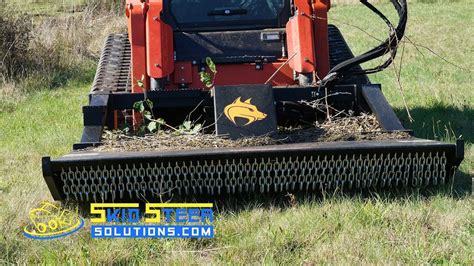 youtube skid steer brush cutter|skid steer brush cutter brands.